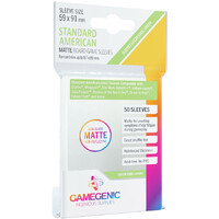 Sleeves MATTE 50 stk 59x91mm Gamegenic American Standard Size